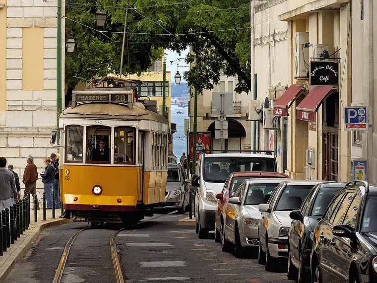 Elétrico 28 em Lisboa